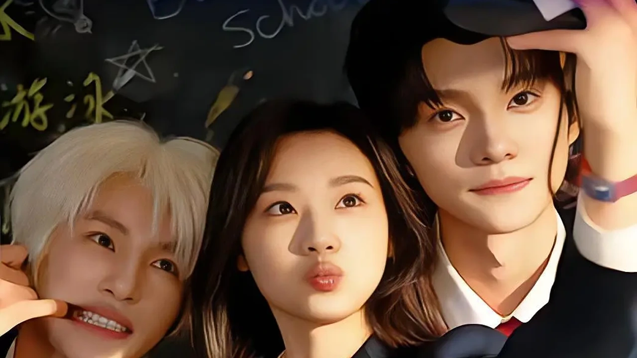 Backdrop phim Một Nhà Ba Người Học Chung Lớp